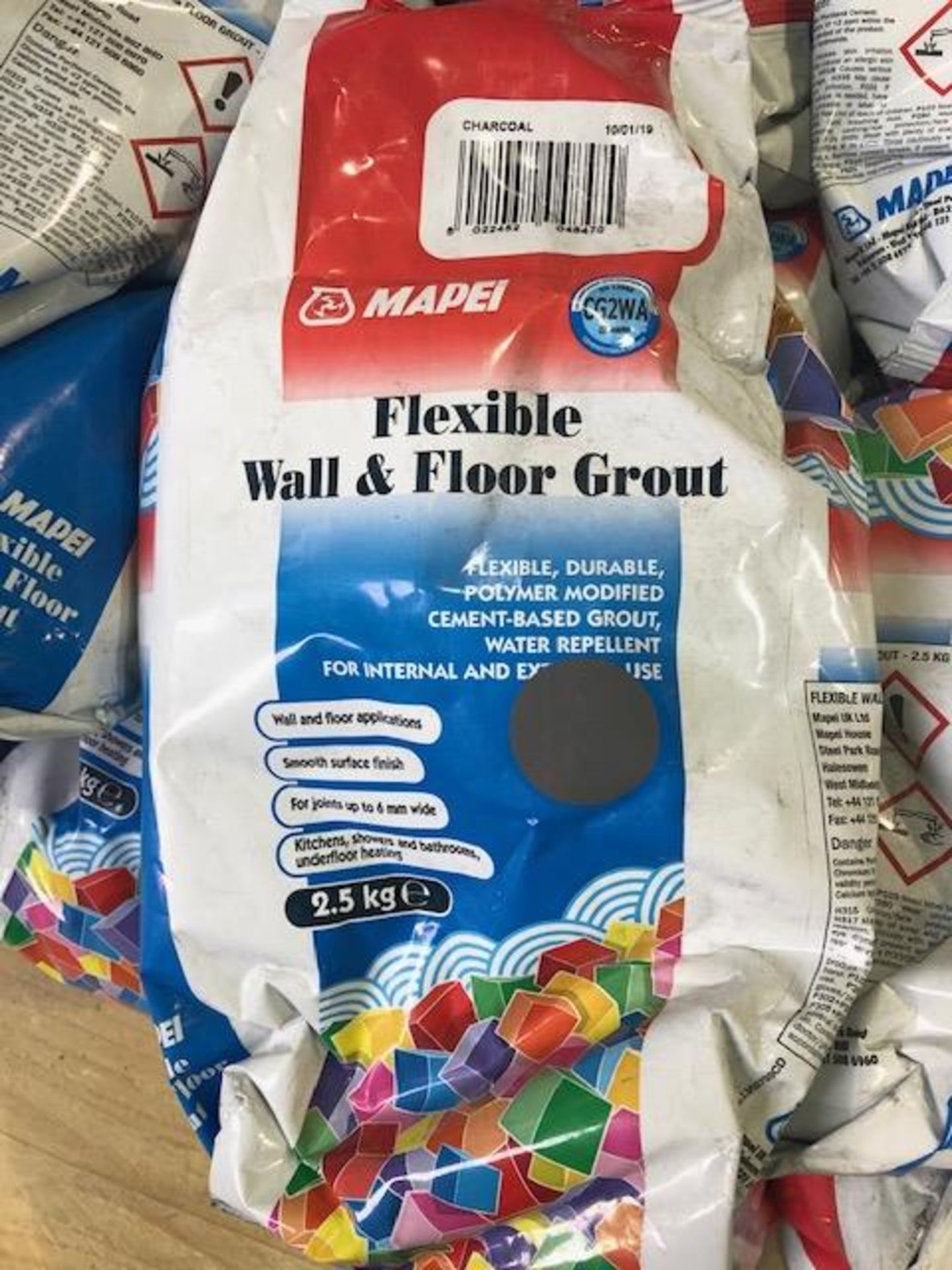 10 bags of Charcoal grout