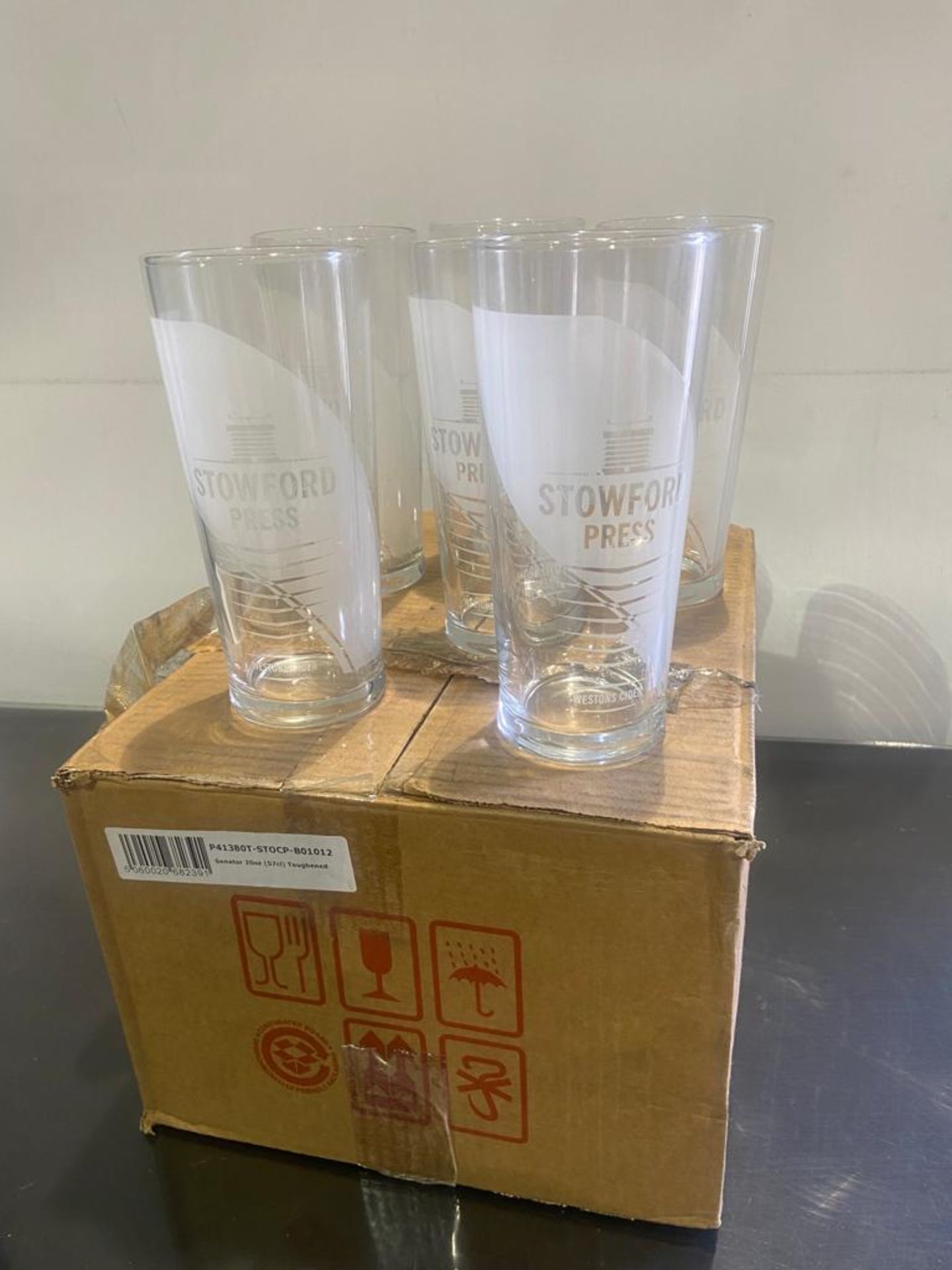 10 boxes of stoford press pint glasse