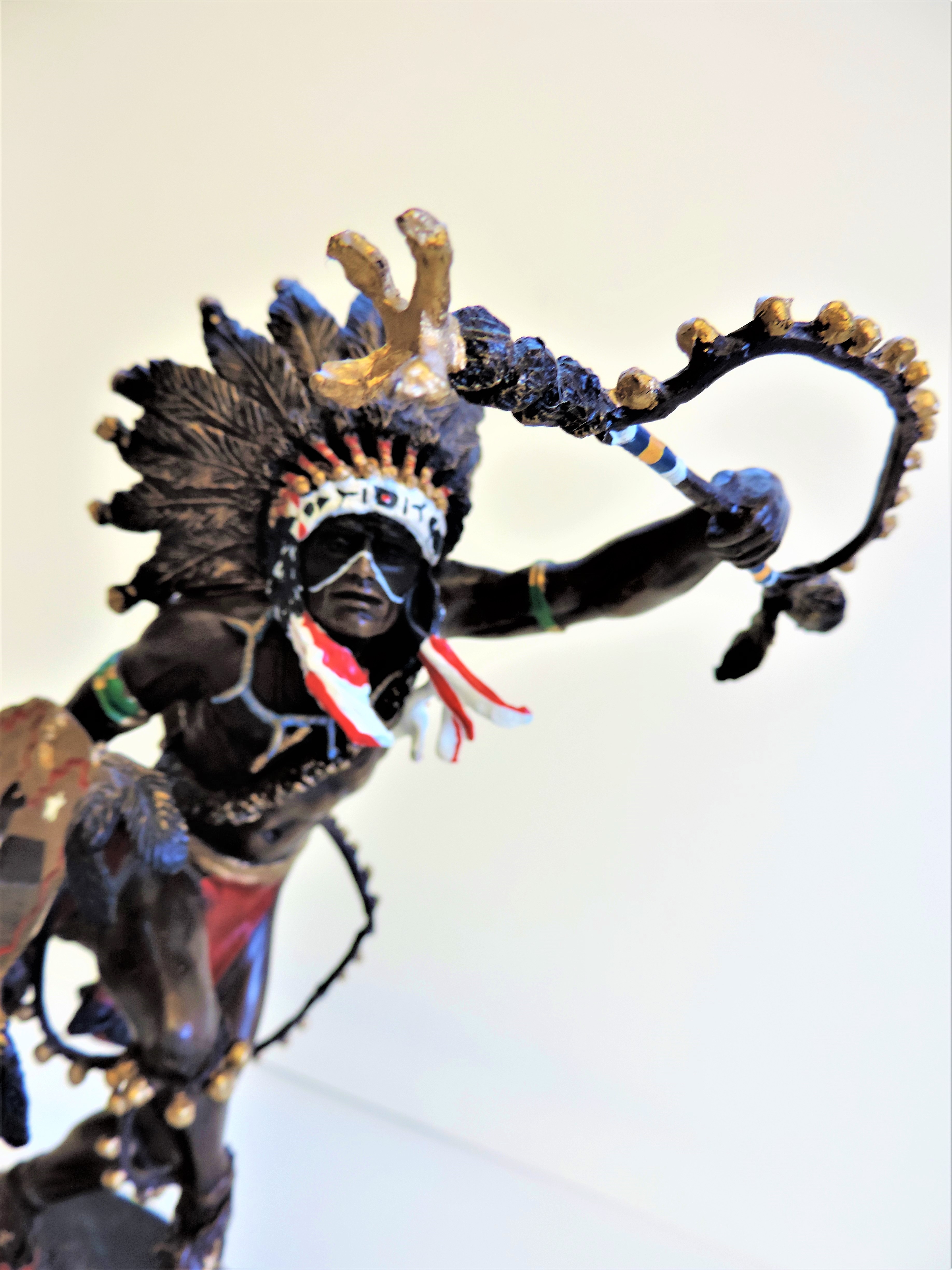 Signed Limited Edition Bronze Sculpture 'Spirit Of The Thunderbird' Franklin Mint - Image 4 of 15