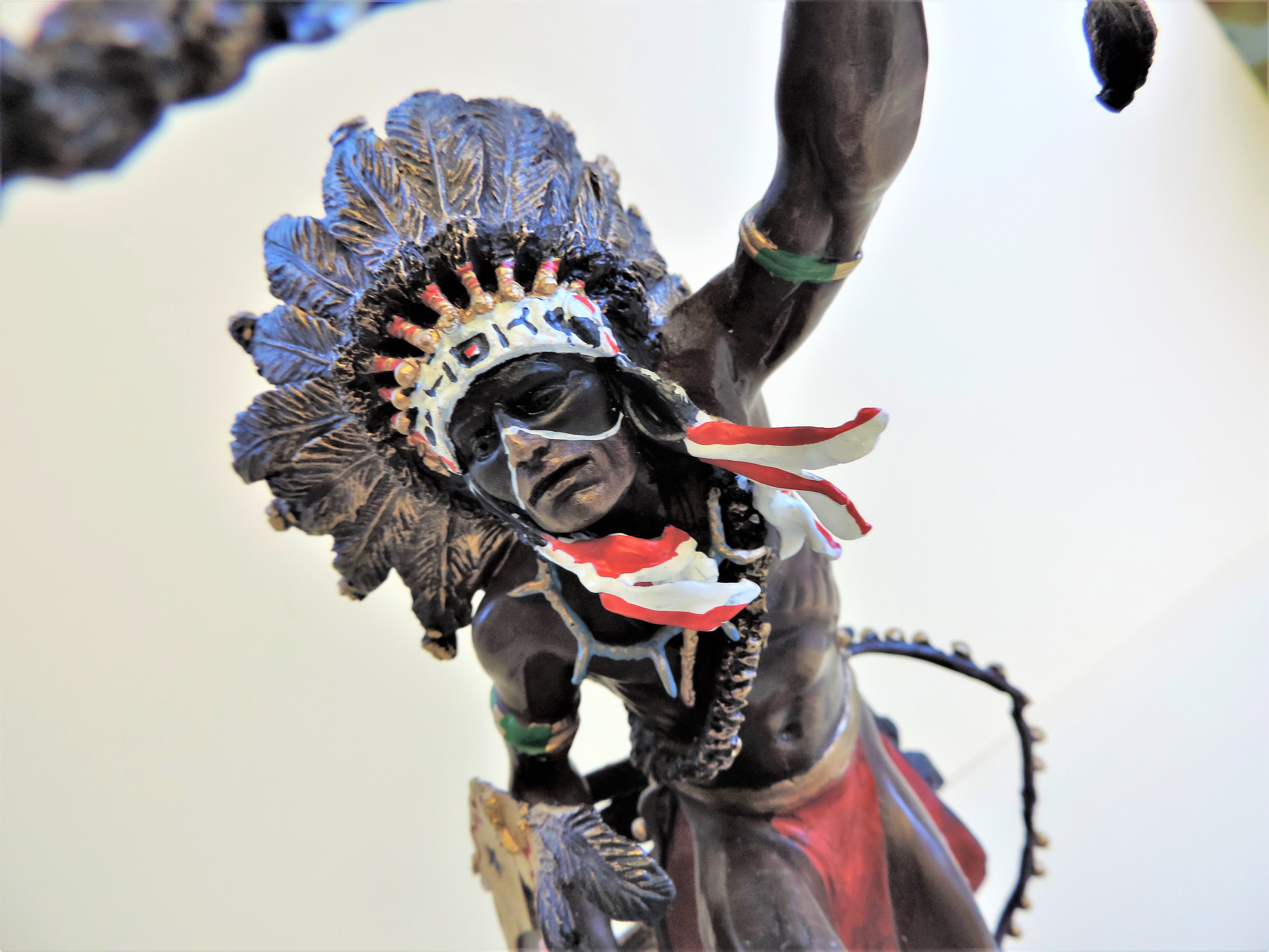 Signed Limited Edition Bronze Sculpture 'Spirit Of The Thunderbird' Franklin Mint - Image 9 of 15