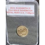 2021 Mint 22Ct. Gold Sovereign