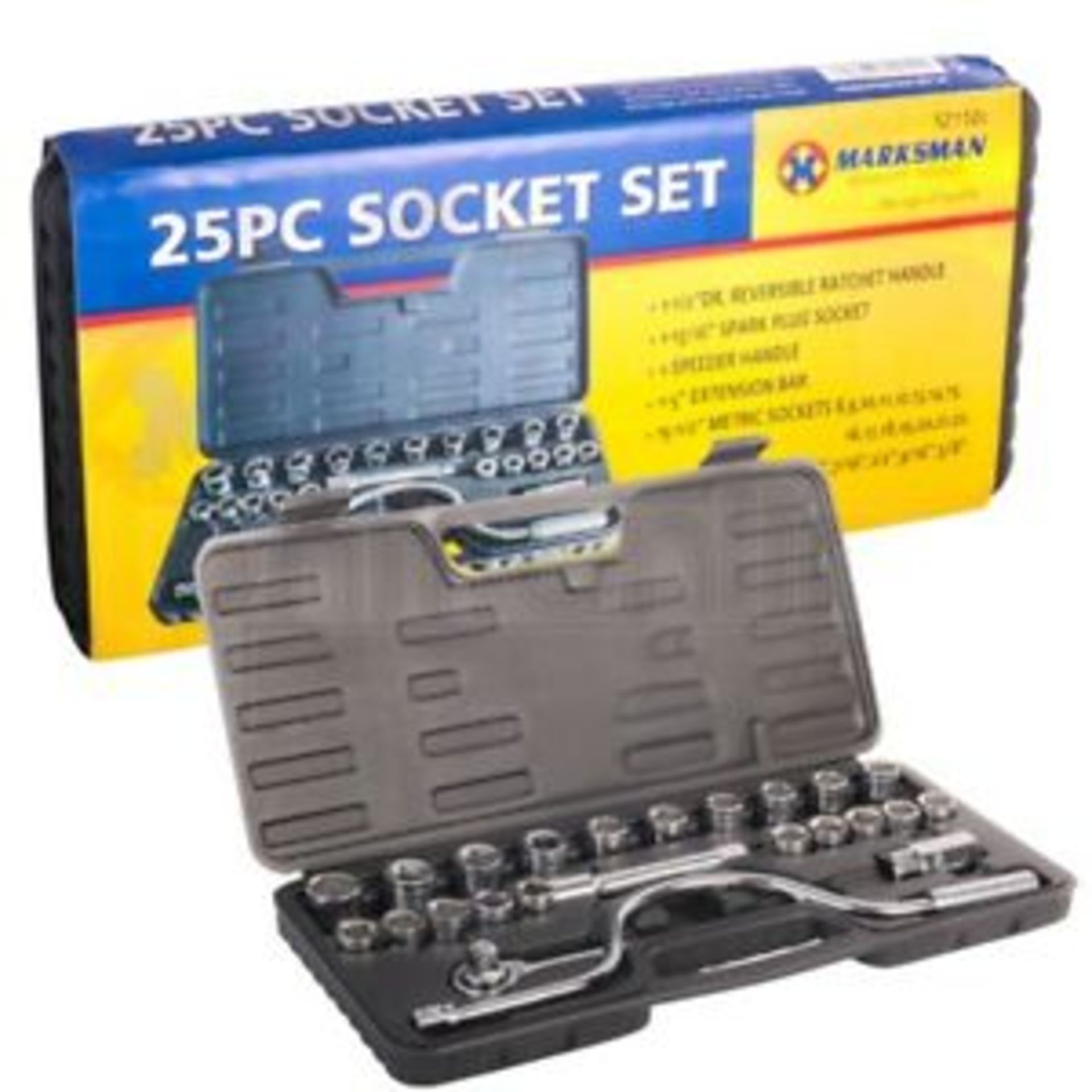 Marksman 25 Piece Socket Set