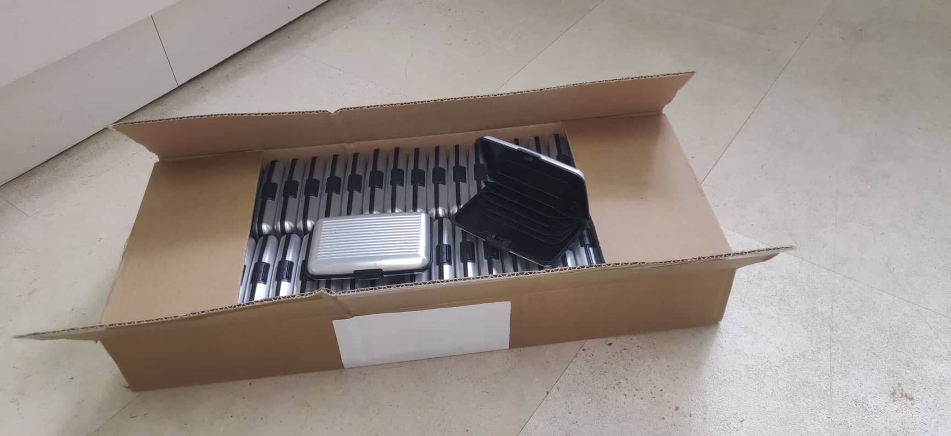 Box of 50 Rigid RFID Card Wallets