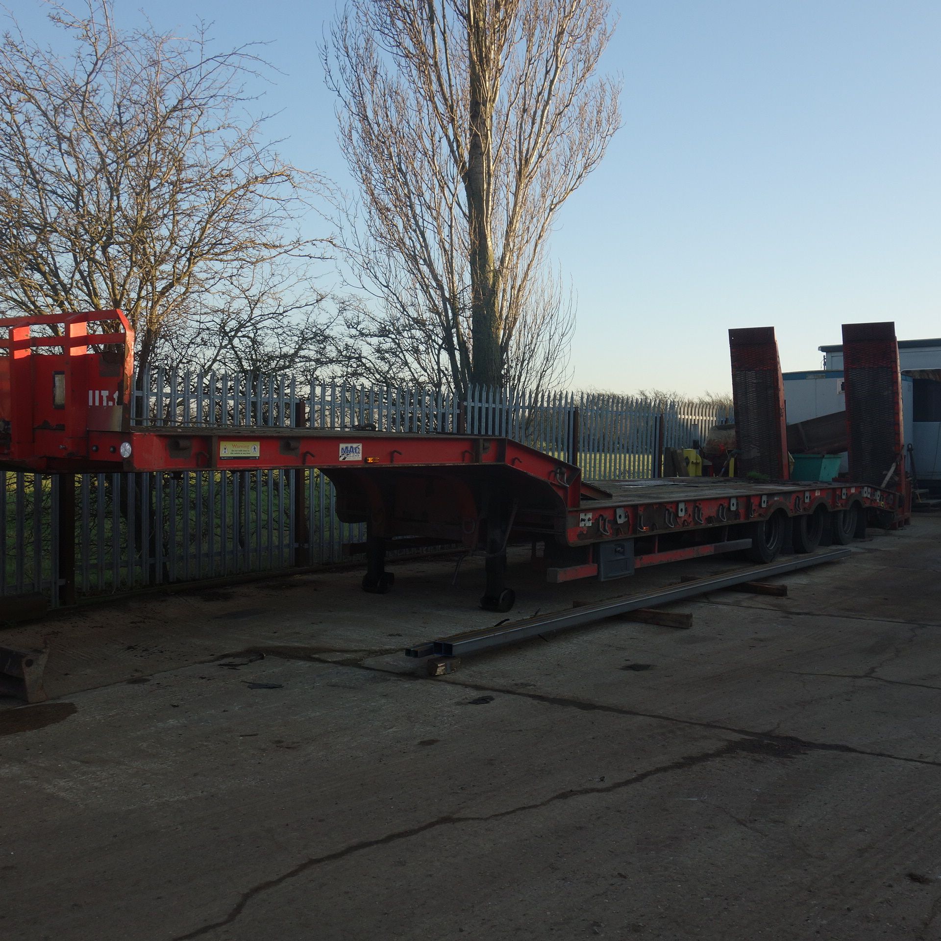 2008 Mac Low Loader 3 Axle Trailer. - Image 5 of 6