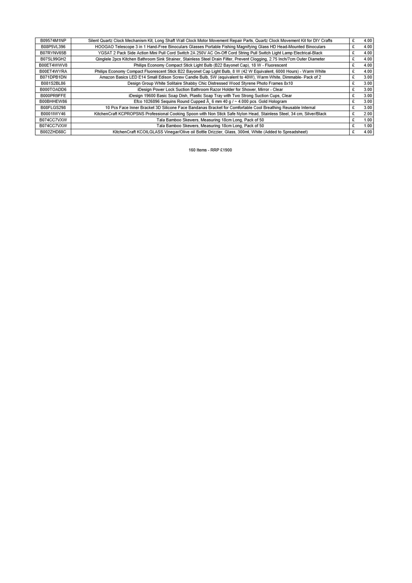 Brita, Bodum, Philips, Brabantia, Tefal & Osram - 160 Items - RRP £1900 - P316 - Image 7 of 7