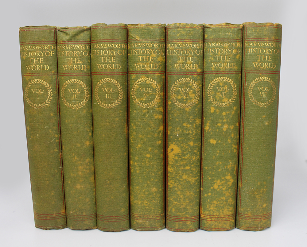 7 Volume Harmsworth History of the World