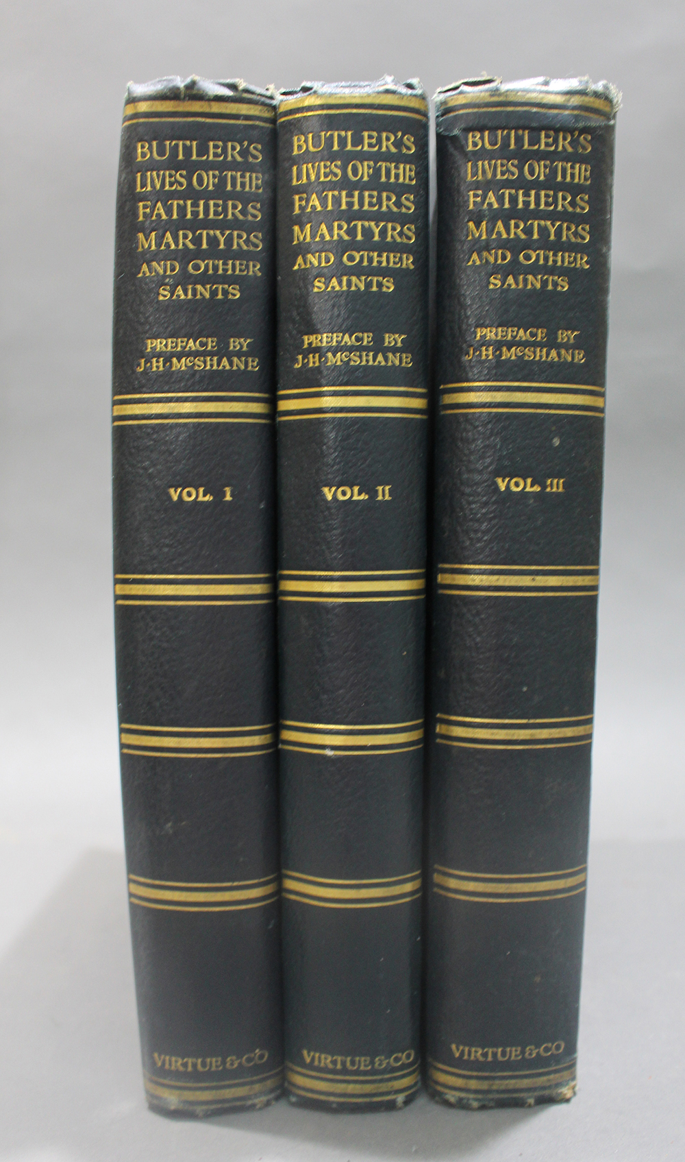 Butler's Lives of the Fathers Martyrs and other Saints Virtue & Co 3 Volumes