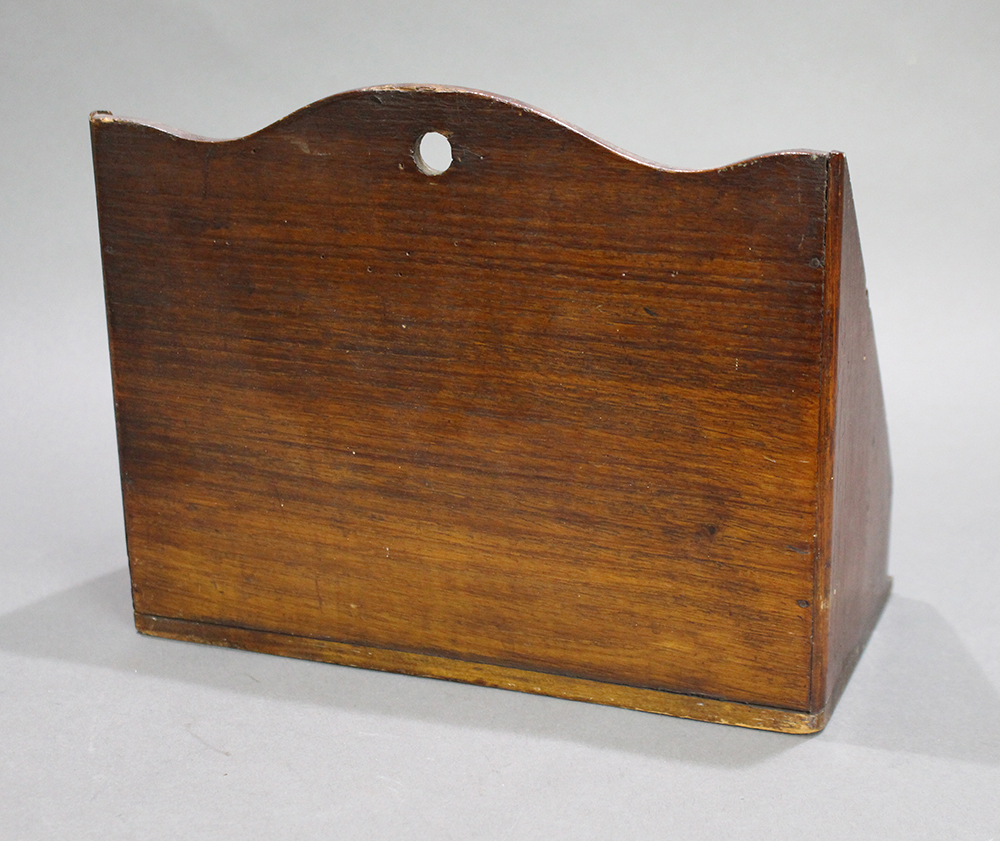 Antique 19th c. Mahogany Letter Rack - Image 2 of 2