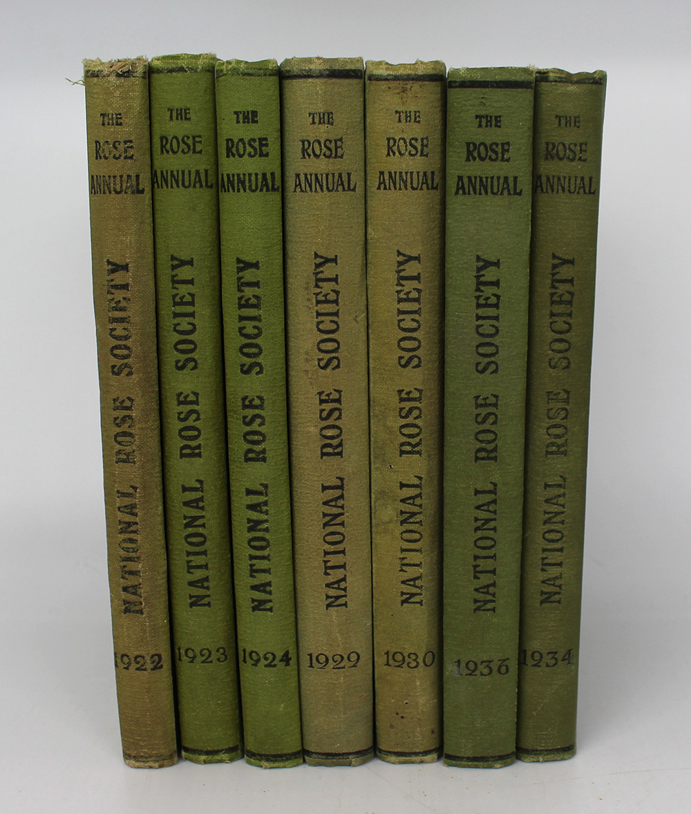 The Rose Annual 7 Volumes National Rose Society 1922-34