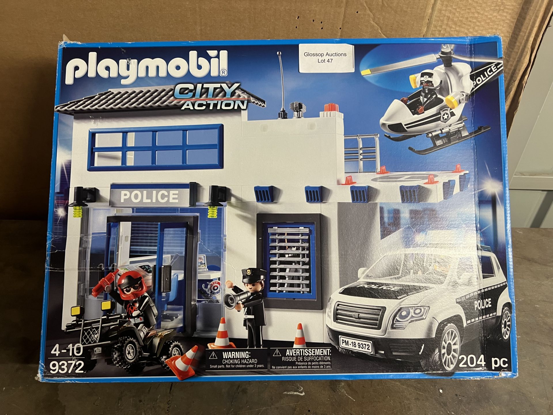 Playmobil 9372 Police Station Bundle. RRP £69.99 - GRADE U