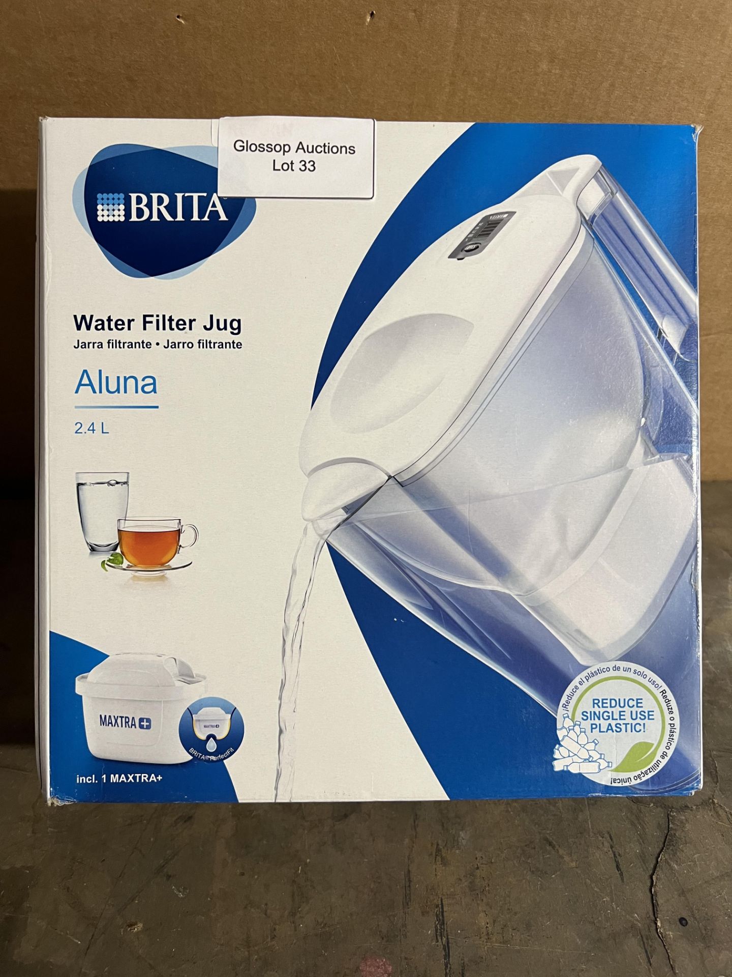 BRITA Aluna Water Filter Jug. RRP £16.00 - GRADE U
