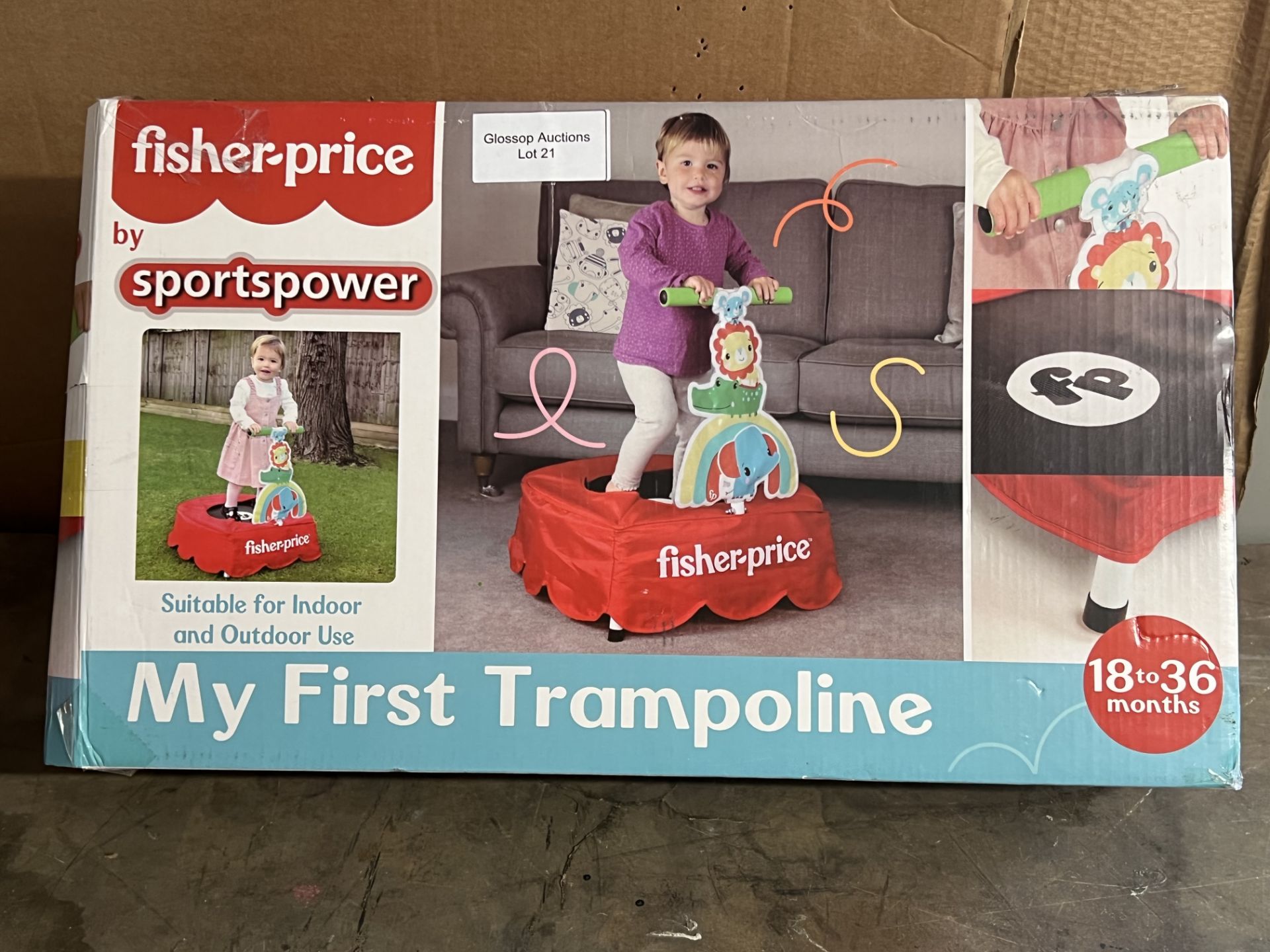 Fisher Price Toddler Trampoline. RRP £39.99 - GRADE U