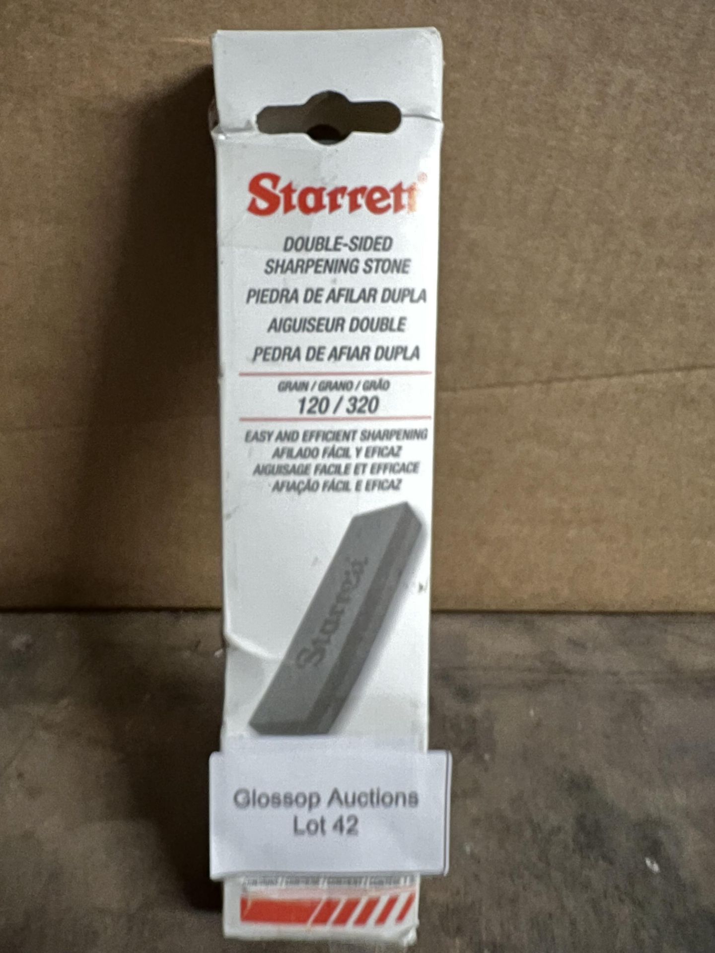 Starrett Sharpening Stone Double sided. RRP £14.99 - GRADE U