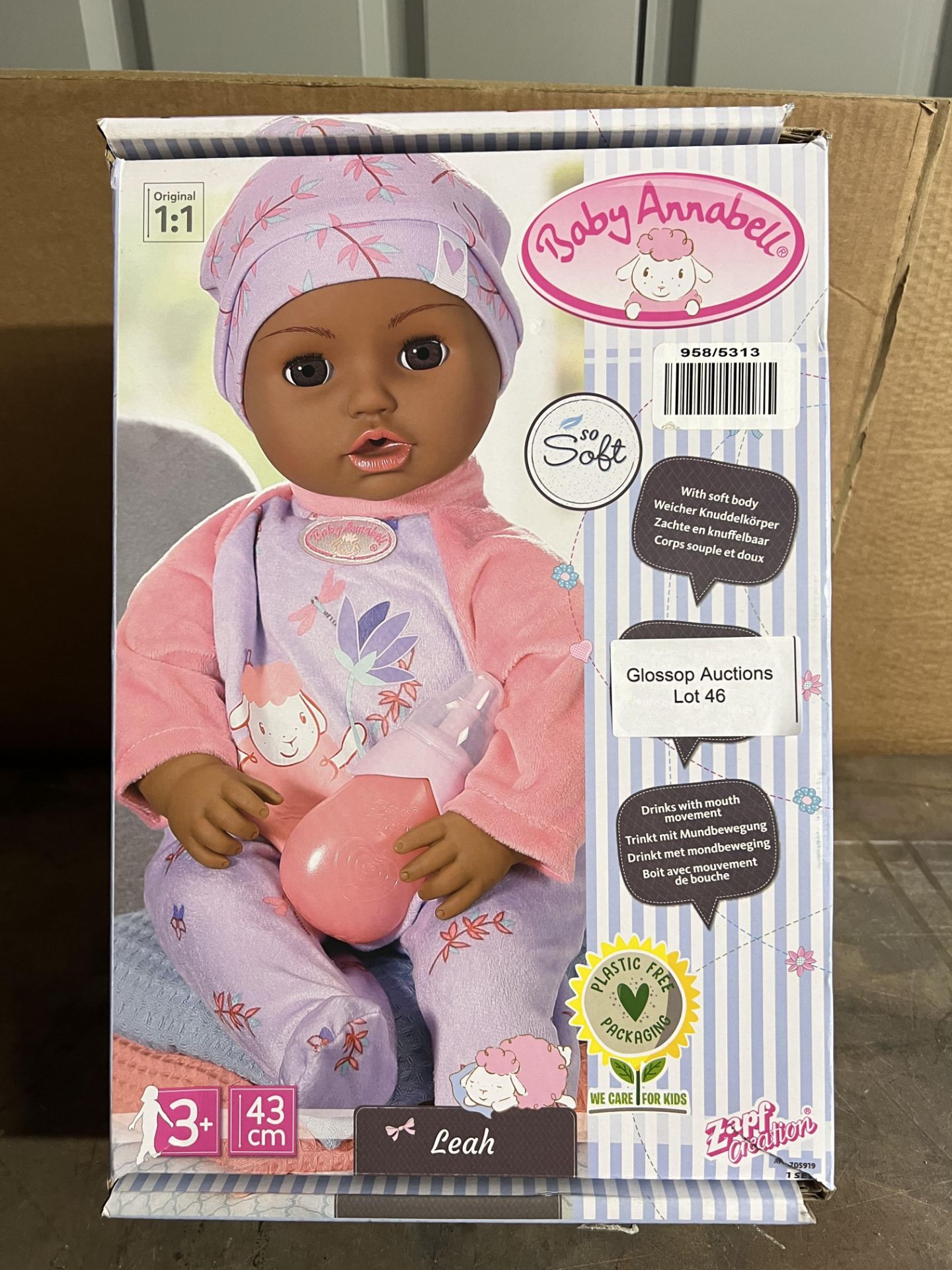 Baby Annabell Leah . RRP £65.00 - GRADE U