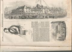 Masonic Procession Churchgate Bolton Antique 1846 Newspaper