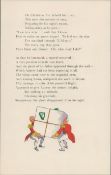 Double Sided Guinness Print 1934 "Christmas Eve Harp"A Genuine Double Sided Lithographed Colour