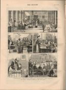 East London Children's Hospital Antique 1878 Newspaper