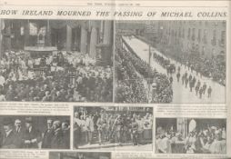 Michael Collins "The Big Fella" 1/5 of all Ireland Attends The Funeral 1922