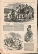 Irish Famine Condition Of Ireland 1849 Antique Newspaper