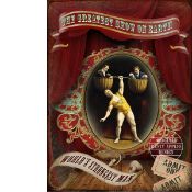 Reproduction Circus Acts Metal Sign "The Worlds Strongest Man"Vintage Style Reproduction Circus Acts