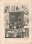 The Lock-Out South Wales Sketches 1875 Victorian Newspaper