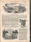 The Cork Blackrock Passage Passage Railway 1847 Antique Newspaper