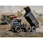 1930's Foden Dg Tipper On Site Metal SignVintage Reproduction Designed Commercial Transport.Approx