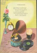 Double Sided Guinness Illustration Page 1953 Gramophone & 78'sA Genuine Double Sided Lithographed