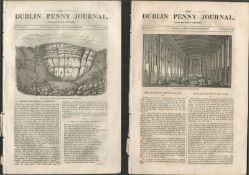 2 Antique Editions 1832 Dublin Penny Journal Dublin Waterford-23.
