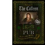 Irish Pub Sign "The Colleen" Vintage Style Metal Wall Art.