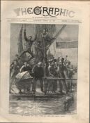 Universities Boat Race The Finish Line 1880 Antique Newspaper