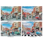 High St Through The Ages 1940's-1960's Metal Wall Art