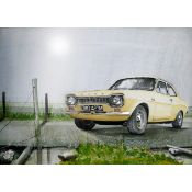 Ford Escort MK1 1960's Classic Ford Metal Wall Art