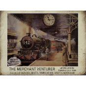 Reproduction Steam Train Metal Sign "The Merchant Venturer"Reproduction Steam Train Metal Sign