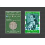 Celtic FC 1967 European Cup Mount & Coin Gift Set.