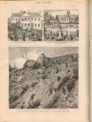 Terrible Railway Disaster Armagh Ireland 1889 Antique Newspaper