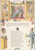 Double Sided Guinness Print 1956 "The Valet & The Picnic"A Genuine Double Sided Lithographed