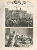 East London Strike Of 1899 Antique Newspaper