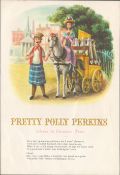 Double Sided Guinness Illustration Page 1953 "Pretty Polly Perkins"A Genuine Double Sided