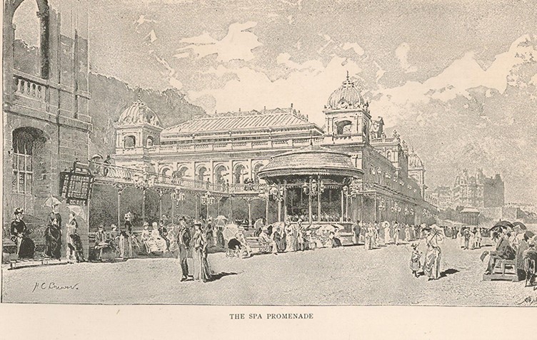 1880 Victorian View Scarborough Landmarks - Image 2 of 6
