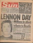 Beatles John Lennon Death Original Dec 15th 1980 Newspaper