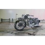 Iconic British Motorbike Metal Sign "1930's Rudge Ulster"