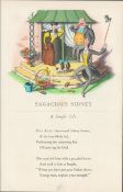 Double Sided Guinness Print 1939 80 Yrs Old "Sagacious Sydney"A Genuine Double Sided Lithographed