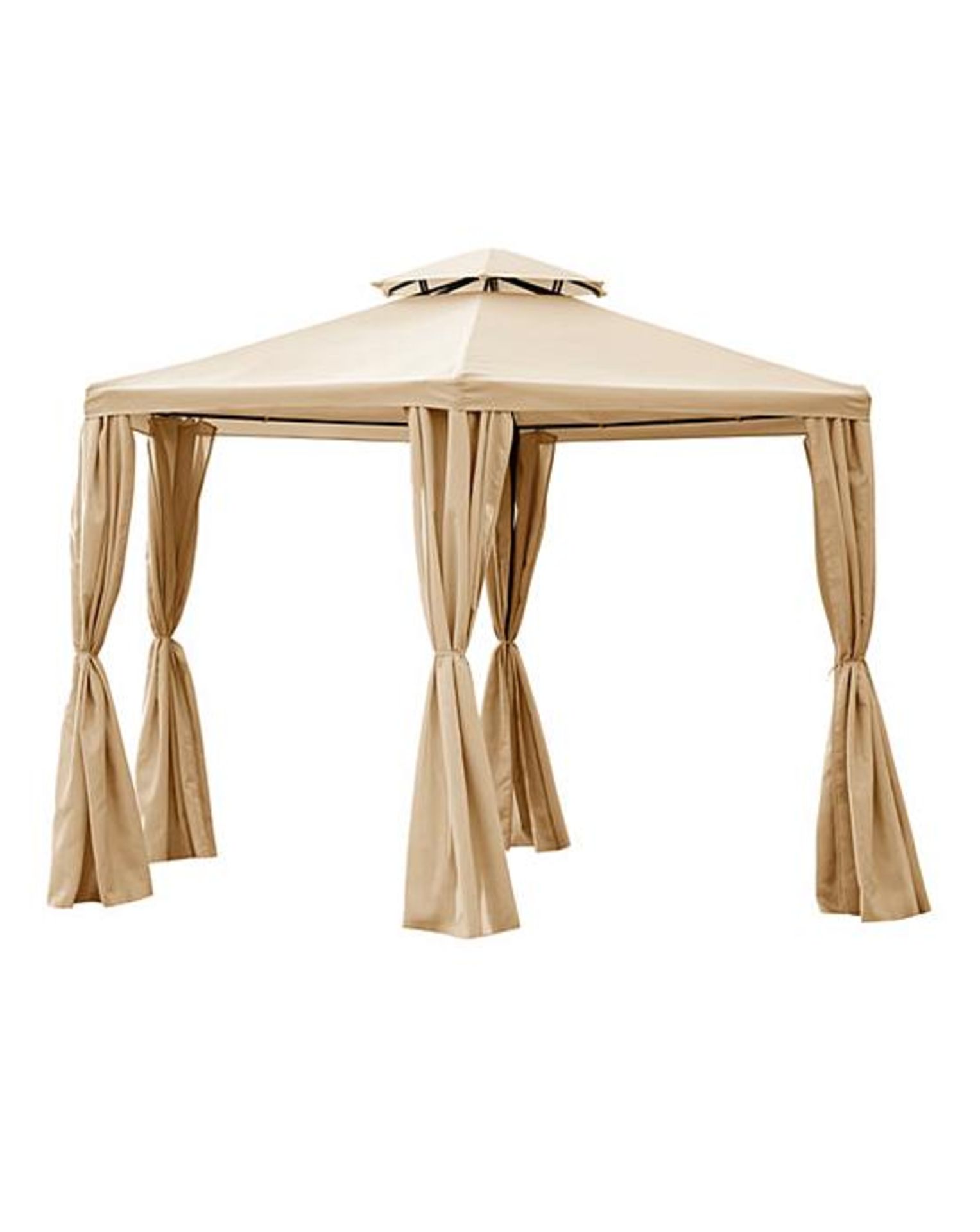 (P) RRP £239. Hex Gazebo (WT3598/01). H260 x W360 x D340cm.