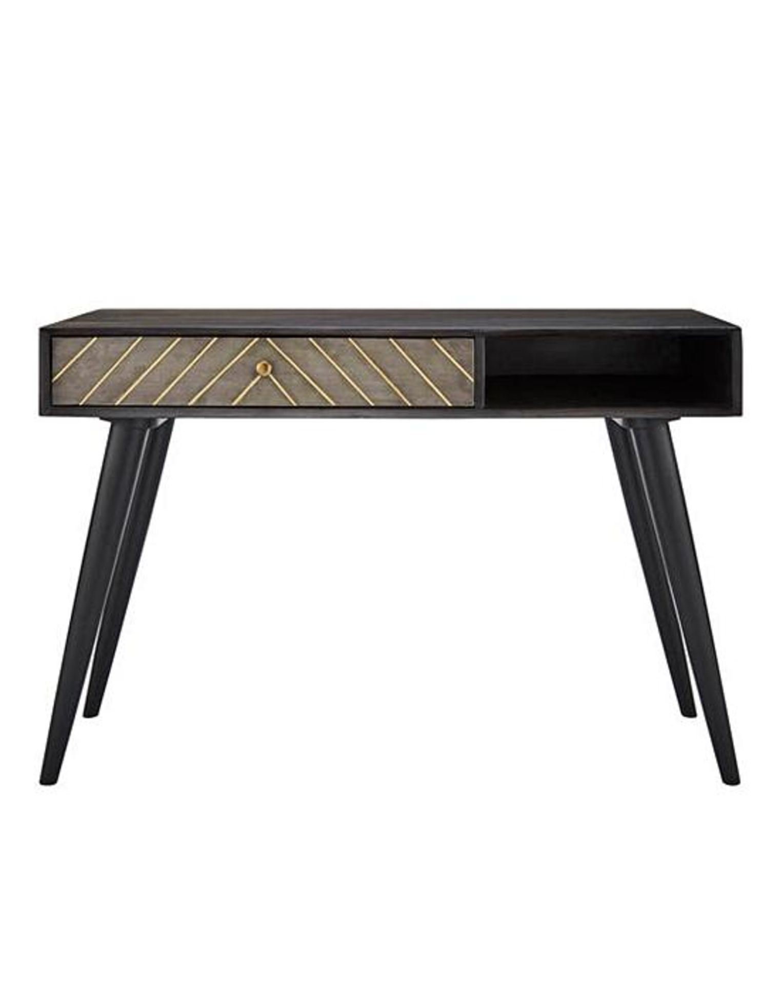 (P) RRP £159. Sophia Acacia Desk (JG5648/01). H79 x W115 x D45cm.