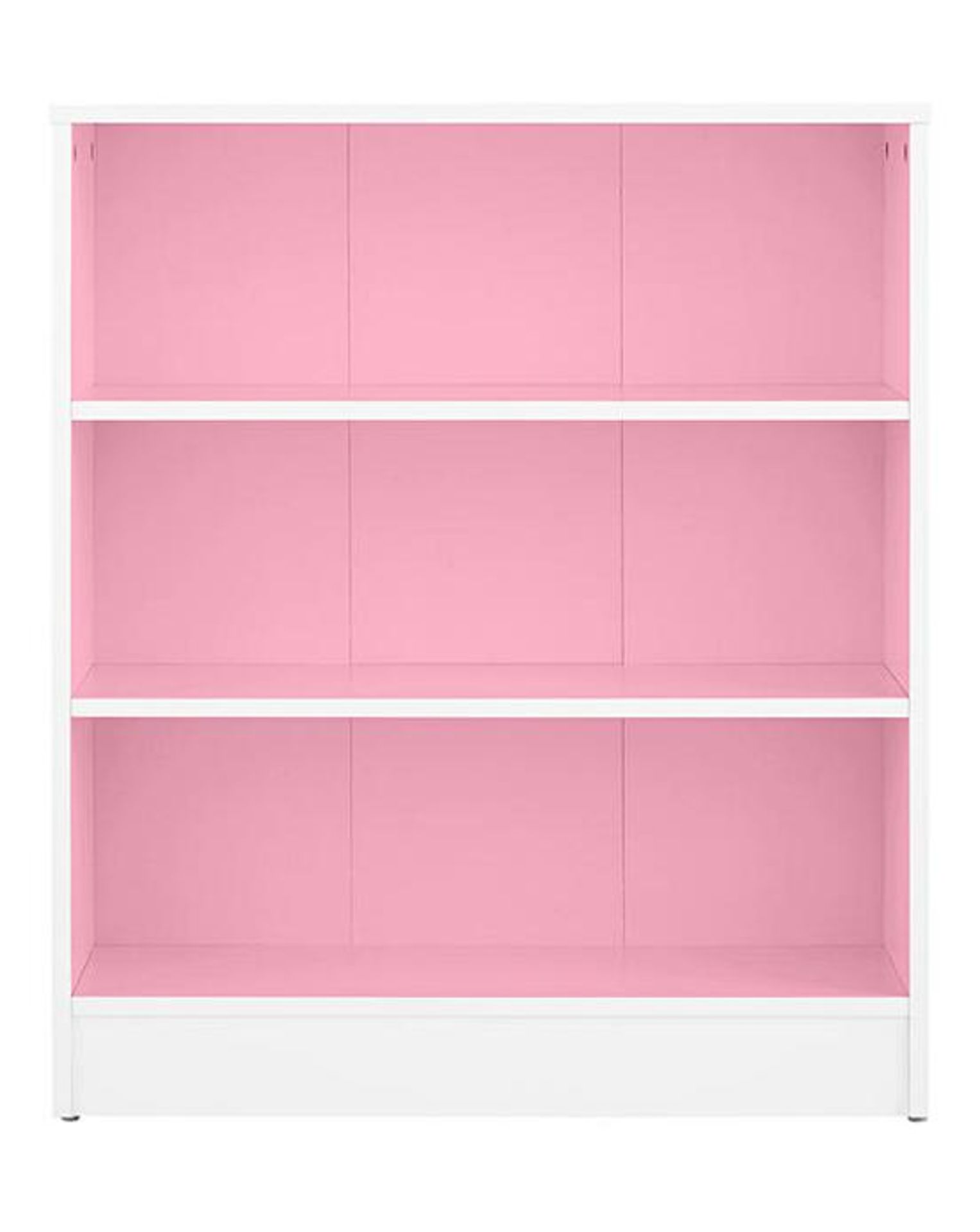 (6M) Lot RRP £147. 3x Items. 1x Florida Bookcase Pink (VA1418/03) RRP £39. 1x Darwen 5 Door Storag