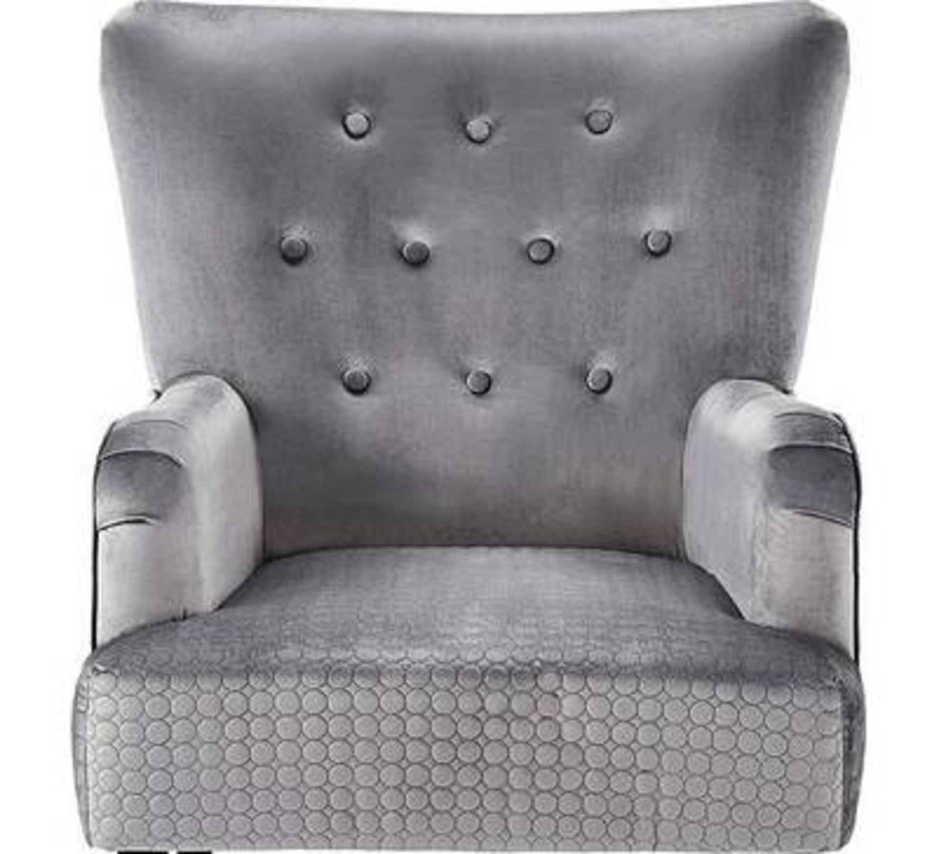 (P) RRP £219.00. (When Complete). Flynn Accent Chair Charcoal (XK3728/03). Please Note There Are N