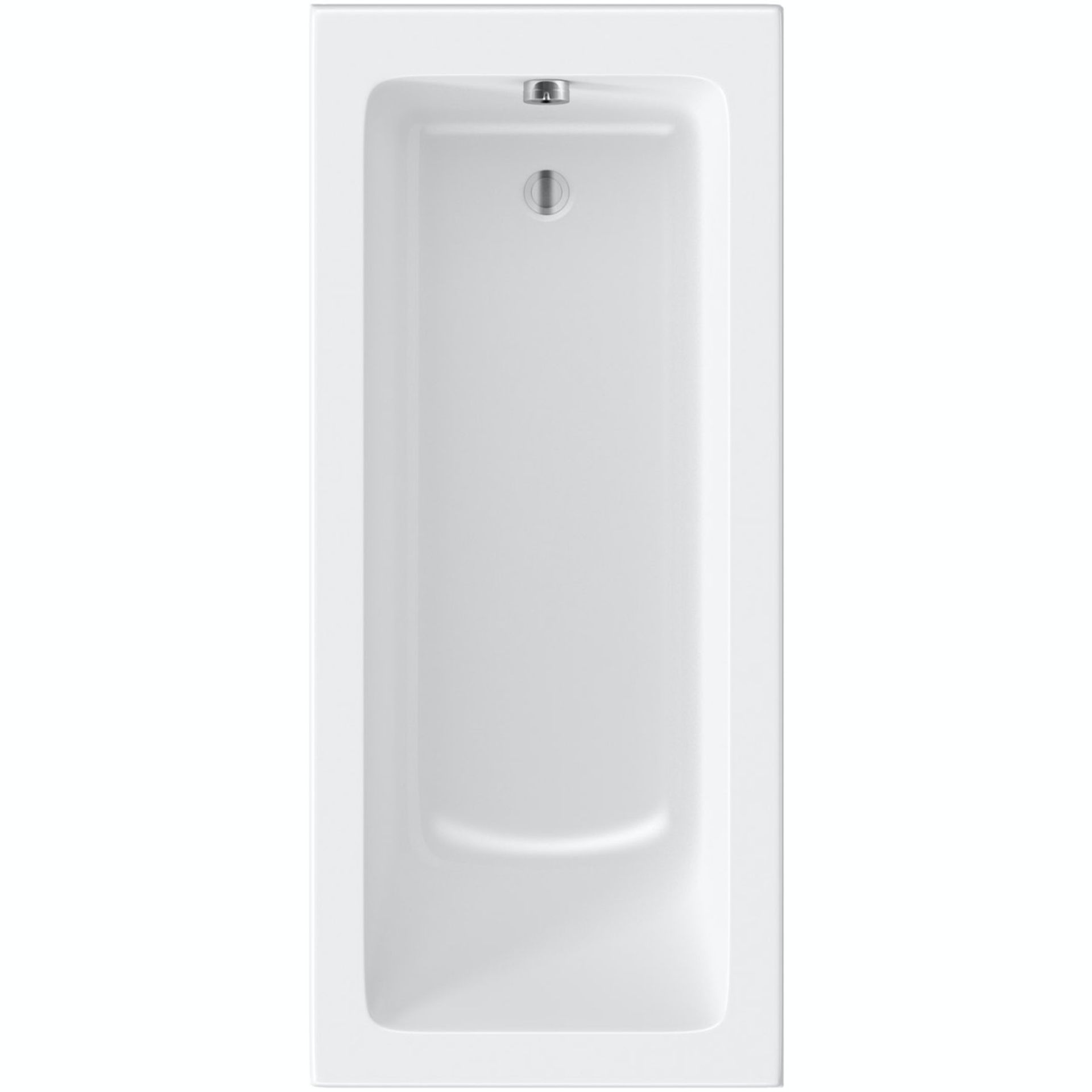 RRP £235. 1600 x 700mm Single Ended Square Edged Bath.