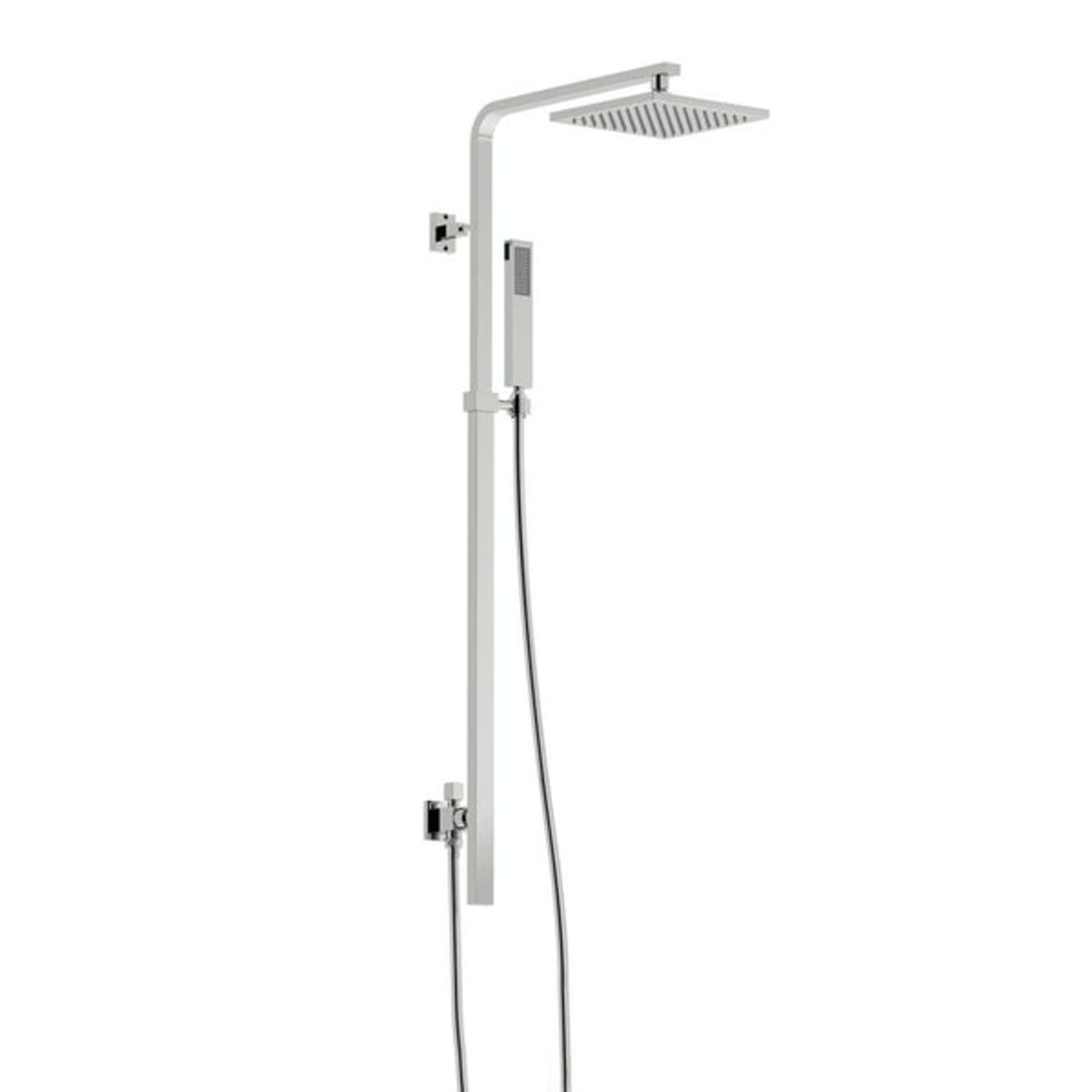 RRP £225. Mode Tetra Square Head Thermostatic Shower Riser Kit