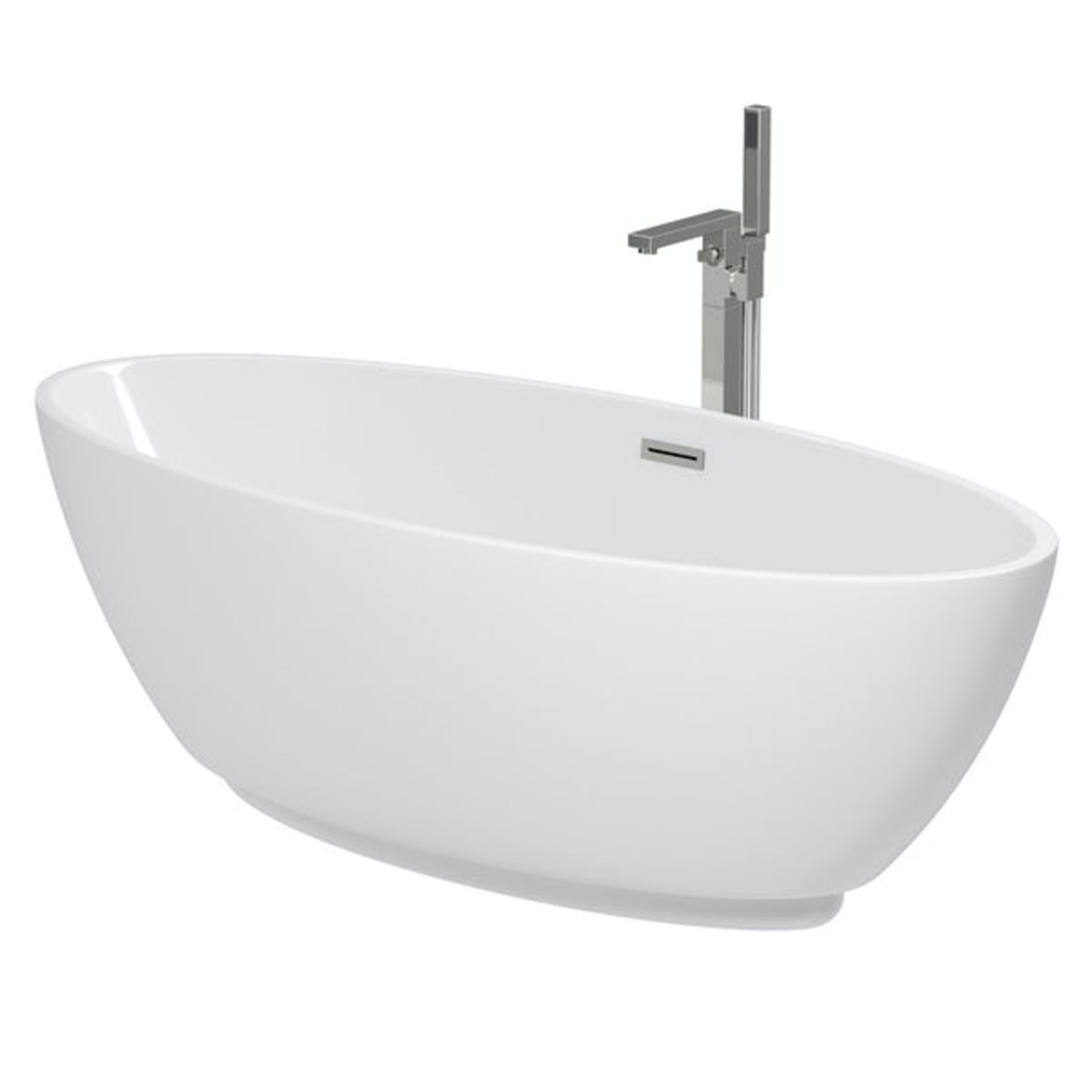 RRP £600. 1790 x 810mm. Harrison Freestanding Bath with waste MODE